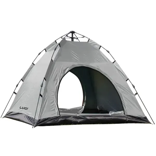 Намет кемпінговий 2 на 2 метри автоматичний для риболовлі походу туристичний LU-019G Сірий (LU-019G) - изображение 1