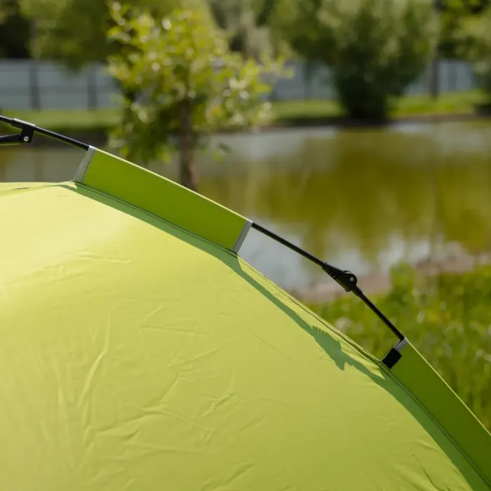 Намет кемпінговий 2 на 2 метри автоматичний для риболовлі походу туристичний LU-019M Салатовий (LU-019M) - изображение 7