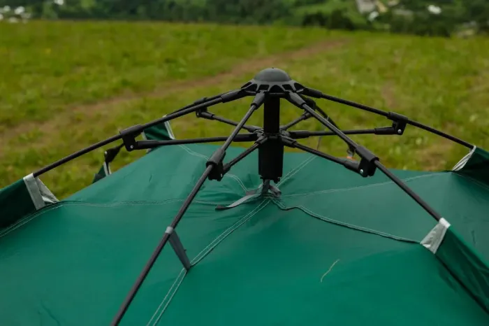 Намет кемпінговий автоматичний 2 місний туристичний для риболовлі з москітною сіткою легка літня (LU002GR) - зображення 4