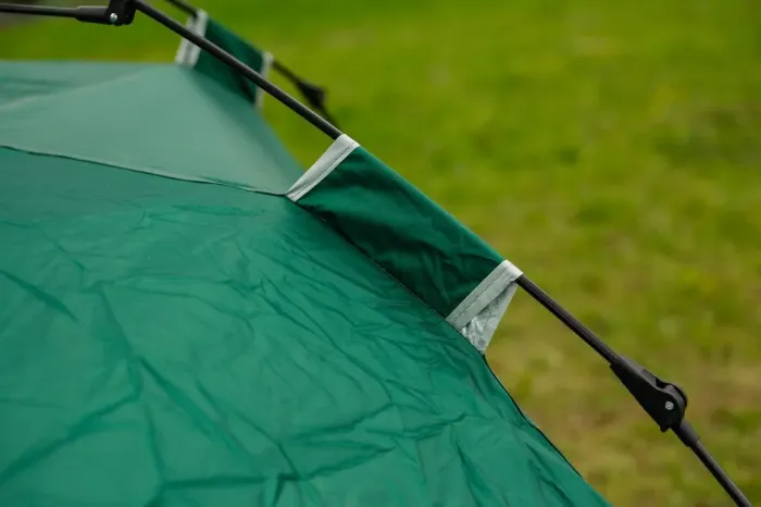 Намет кемпінговий автоматичний 2 місний туристичний для риболовлі з москітною сіткою легка літня (LU002GR) - зображення 7