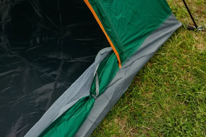 Намет кемпінговий автоматичний 2 місний туристичний для риболовлі з москітною сіткою легка літня (LU002GR) - зображення 8
