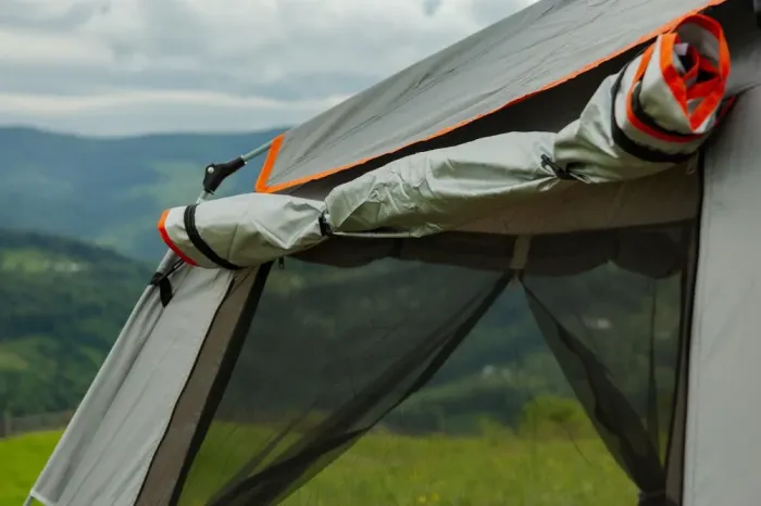 Намет кемпінговий автоматичний 2х місний для риболовлі для туризму швидкозбірний туристичний (LU003G) - зображення 6