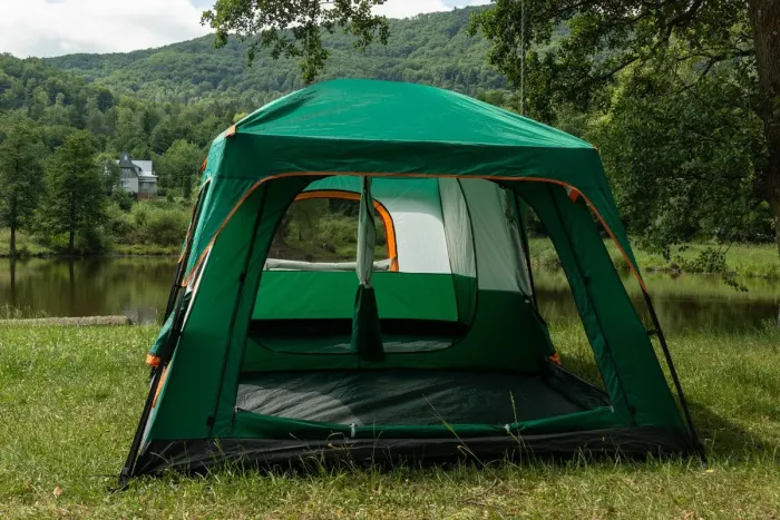 Намет кемпінговий чотиримісний з тентом для туризму для риболовлі великий туристичний високий (LU006) - зображення 2