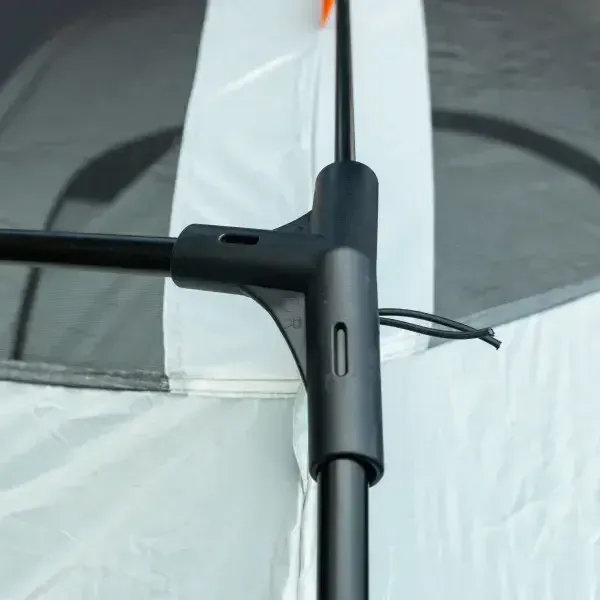 Намет кемпінговий на 6-8 осіб 380x260x190 см з тентом зелений палатка велика туристична SJ-0115GR (SJ-0115GR) - изображение 2