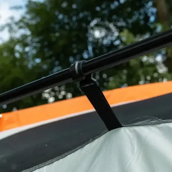 Намет кемпінговий на 6-8 осіб 380x260x190 см з тентом зелений палатка велика туристична SJ-0115GR (SJ-0115GR) - изображение 4