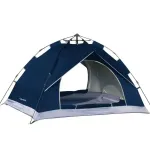 Намет кемпінговий тримісний 190×190×140 (см) автоматичний LU-002 Сиій (LU-002)