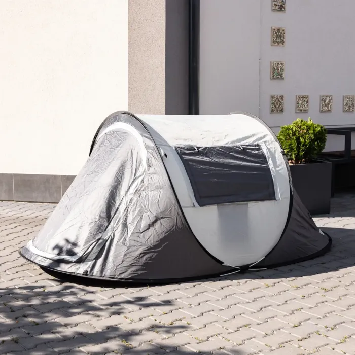 Намет туристичний 245×145×100 (см) кемпінговий для риболовлі 2 х місний Сірий LU-030BE (LU-030BE) - изображение 1