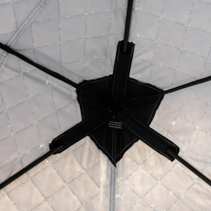 Намет зимовий утеплений "куб" (3-місний 210х210х210), Зимовий намет для рибалки туризму кемпінгу та подорожей Чорний LU-BD18B (LU-BD18B) - зображення 5
