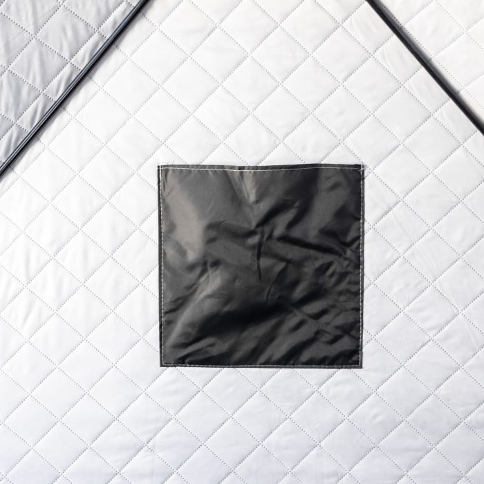 Намет зимовий утеплений "куб" (3-місний 210х210х210), Зимовий намет для рибалки туризму кемпінгу та подорожей Чорний LU-BD18B (LU-BD18B) - изображение 6