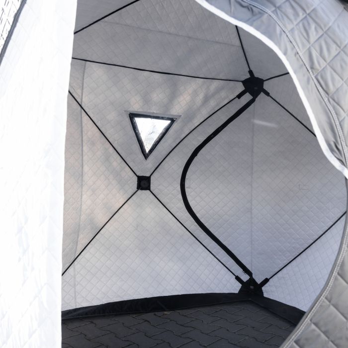 Намет зимовий утеплений "куб" (3-місний 210х210х210), Зимовий намет для рибалки туризму кемпінгу та подорожей Чорний LU-BD18B (LU-BD18B) - изображение 7