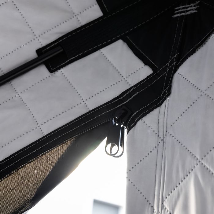 Намет зимовий утеплений "куб" (3-місний 210х210х210), Зимовий намет для рибалки туризму кемпінгу та подорожей Чорний LU-BD18B (LU-BD18B) - изображение 8