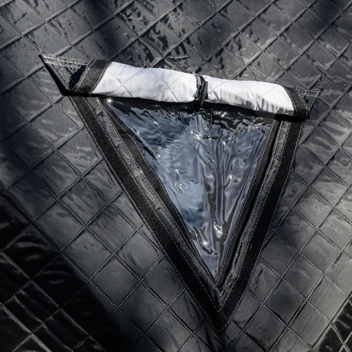 Намет зимовий утеплений "куб" (3-місний 210х210х210), Зимовий намет для рибалки туризму кемпінгу та подорожей Чорний LU-BD18B (LU-BD18B) - изображение 10