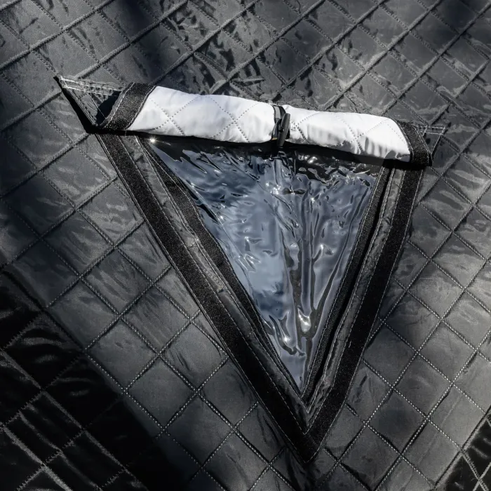 Намет зимовий утеплений "куб" (3-місний 210х210х210), Зимовий намет для рибалки туризму кемпінгу та подорожей Чорний LU-BD18B (LU-BD18B) - зображення 10