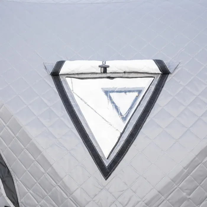 Намет зимовий утеплений "куб" (3-місний 210х210х210), Зимовий намет для рибалки туризму кемпінгу та подорожей Сірий LU-BD18G (LU-BD18G) - зображення 4