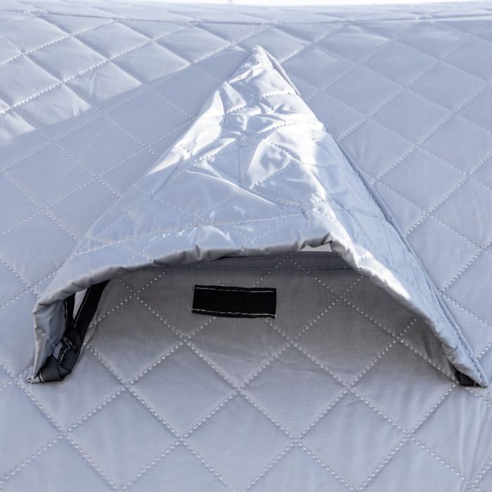 Намет зимовий утеплений "куб" (3-місний 210х210х210), Зимовий намет для рибалки туризму кемпінгу та подорожей Сірий LU-BD18G (LU-BD18G) - изображение 6