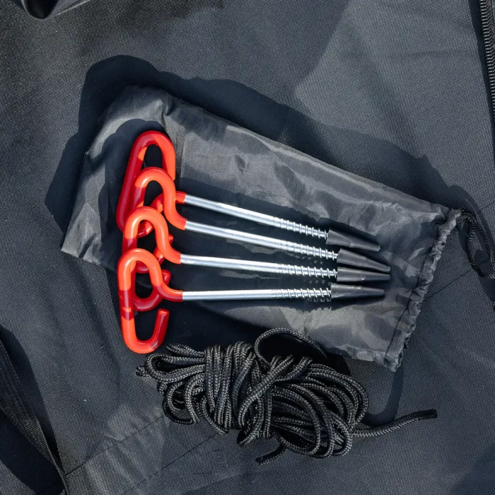 Намет зимовий утеплений "куб" 4-місний LUGI (210х210х210), Зимовий намет для рибалки туризму кемпінгу та подорожей Хакі LU-BD21 (LU-BD21) - зображення 10