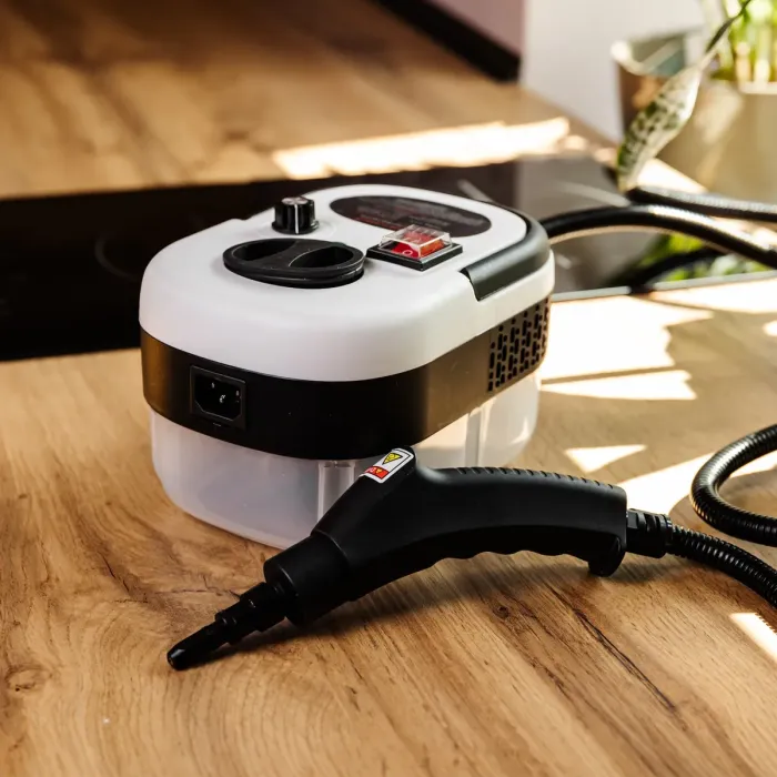 Пароочисник ручний Steam Cleaner 2500 Вт із набором та баком 1.2л HP-SC-002-white (HP-SC-002-white) - зображення 2