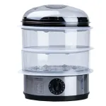 Пароварка електрична трирівнева 650 Вт 11 л з таймером і захистом від перегріву Sokany (SK-07018)