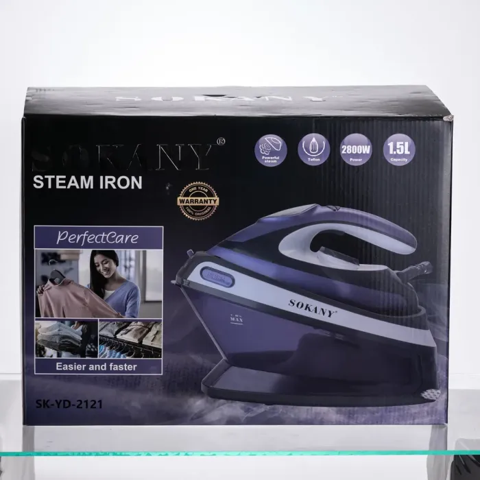 Парова праска з парогенератором і резервуаром 1,5 л 2800 Вт Sokany SK-YD-2121 (SK-YD-2121) - изображение 10