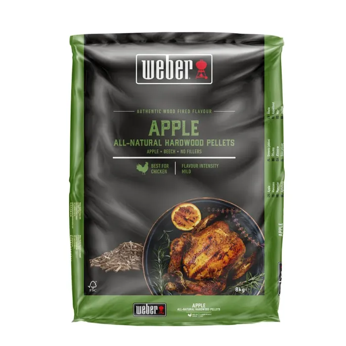 Пелети для гриля Weber FSC Apple (Яблуко) 8 кг 3401055 - изображение 1