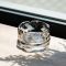 Попільничка скляна Diamond Faceted 12 см, сірий Yiwu HP-34-79 (HP-34-79)