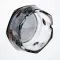 Попільничка скляна Diamond Faceted 12 см, сірий Yiwu HP-34-79 (HP-34-79)
