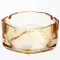 Попільничка скляна Diamond Faceted 12 см, золотистий Yiwu HP-34-78 (HP-34-78)