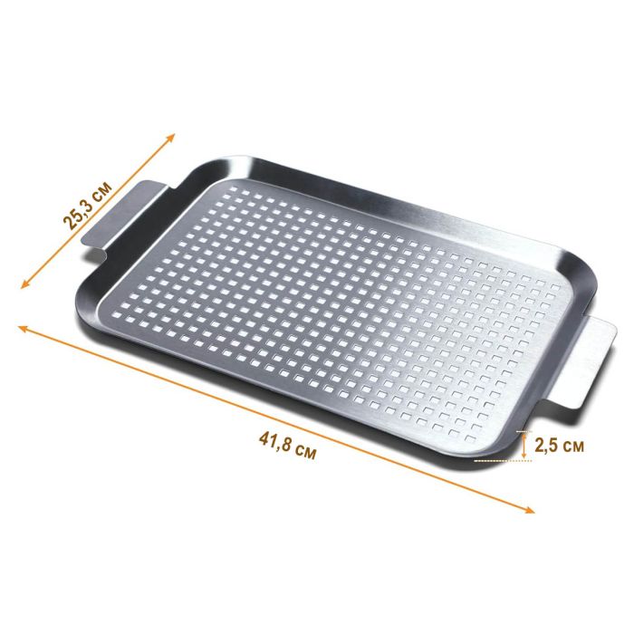 Перфорований вок-деко 41,8 x 2,5 x 25,3 см GRILLI 777625 - зображення 2