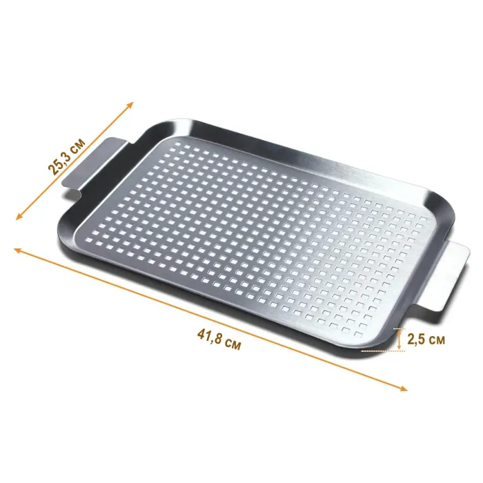 Перфорований вок-деко 41,8 x 2,5 x 25,3 см GRILLI 777625 - зображення 2