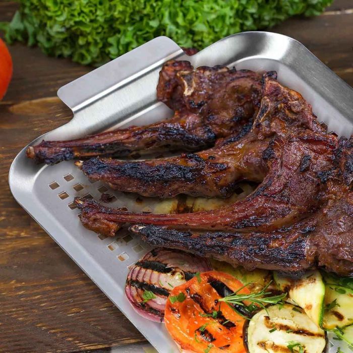 Перфорований вок-деко 41,8 x 2,5 x 25,3 см GRILLI 777625 - зображення 5