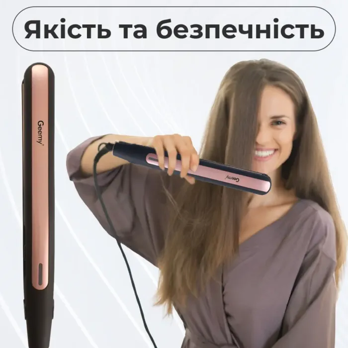 Керамічні професійні щипці для завивки хвиль до 200 ° C 45 Вт Gemei (HP-GM2955) - зображення 7