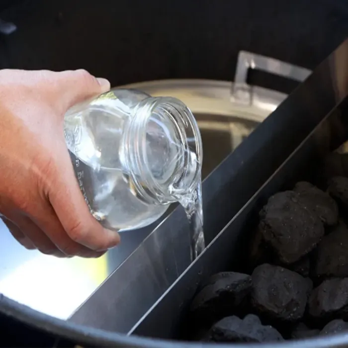 Піддон планча нерж. з конт. для води Slow and Sear Drip ’N Divide для вугільних грилів 57 см SNS-DND-22 - изображение 4