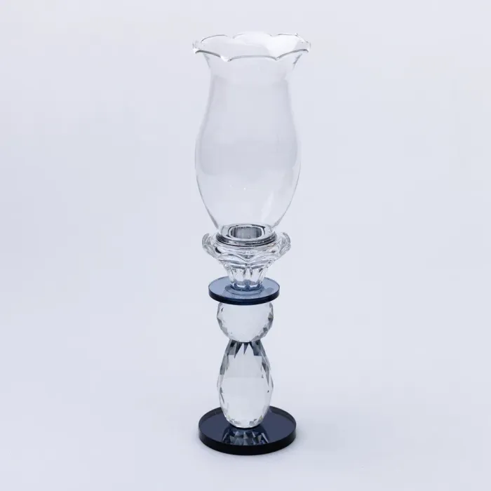 Підсвічник скляний 7×9 см підсвічник декоративний келих на ніжці (HP-4-2M) - изображение 1