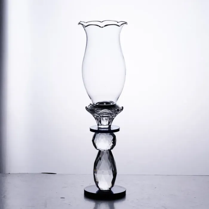 Підсвічник скляний 7×9 см підсвічник декоративний келих на ніжці (HP-4-2M) - изображение 3