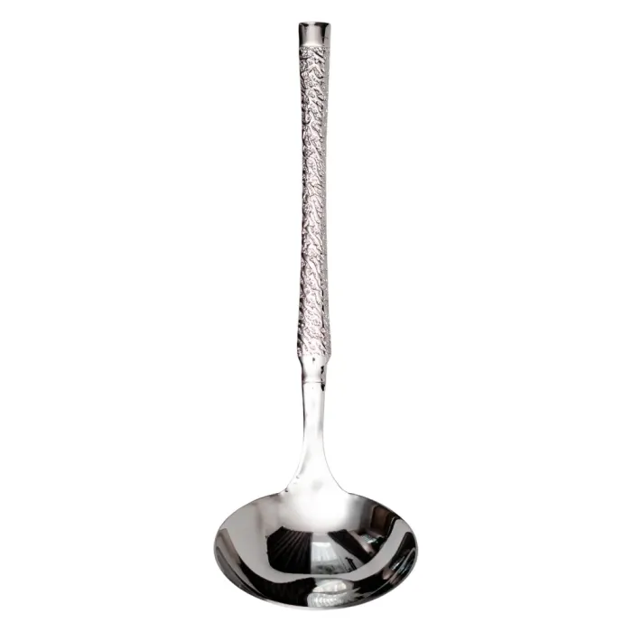 Ополоник сервірувальний 24 (см) половник з нержавіючої сталі з ручкою для супу, бульйону HP-8-49 (HP-8-49) - изображение 1