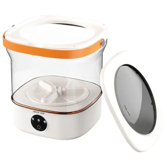 Портативна пральна машина з віджимом 36 Вт 850 об/хв з баком на 12 літрів Біла HP-35015-61W (HP-35015-61W) - зображення 2