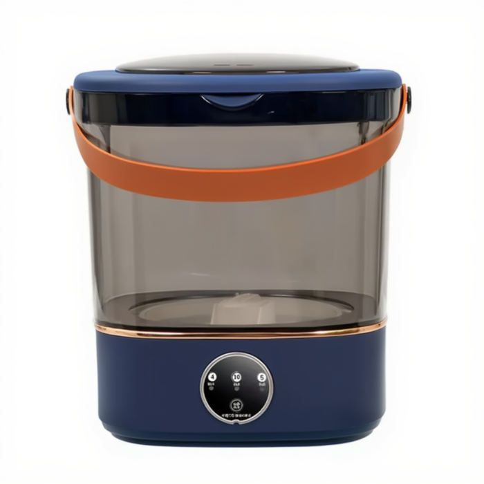 Портативна пральна машина з відтискачем 36 Вт 850 об./хв з баком на 12 літрів Синя HP-35015-61BL (HP-35015-61BL) - зображення 1