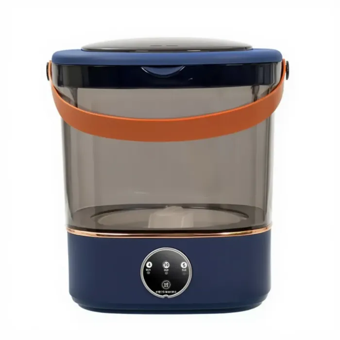 Портативна пральна машина з відтискачем 36 Вт 850 об./хв з баком на 12 літрів Синя HP-35015-61BL (HP-35015-61BL) - зображення 1