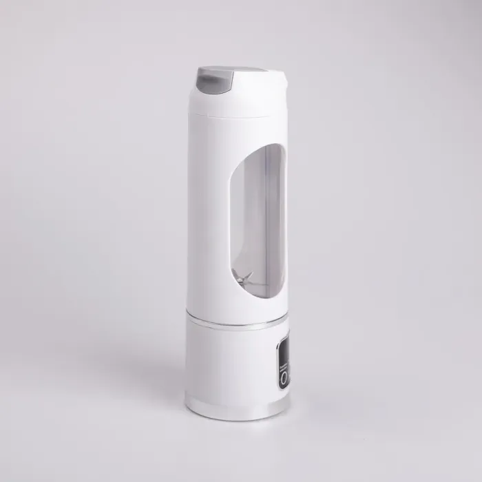 Портативний блендер для смузі на акумуляторі 450 мл блендер пляшка 25 Вт USB Білий (HP-11-10W) - изображение 6