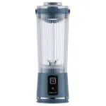 Портативний блендер-шейкер на акумуляторі 500 мл USB Синій SK-01023BL (SK-01023BL)