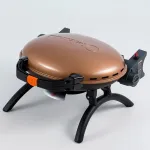 Портативний переносний газовий гриль O-GRILL 500, бронзовий
