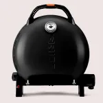 Портативний переносний газовий гриль O-GRILL 600T, чорний + шланг в подарунок!