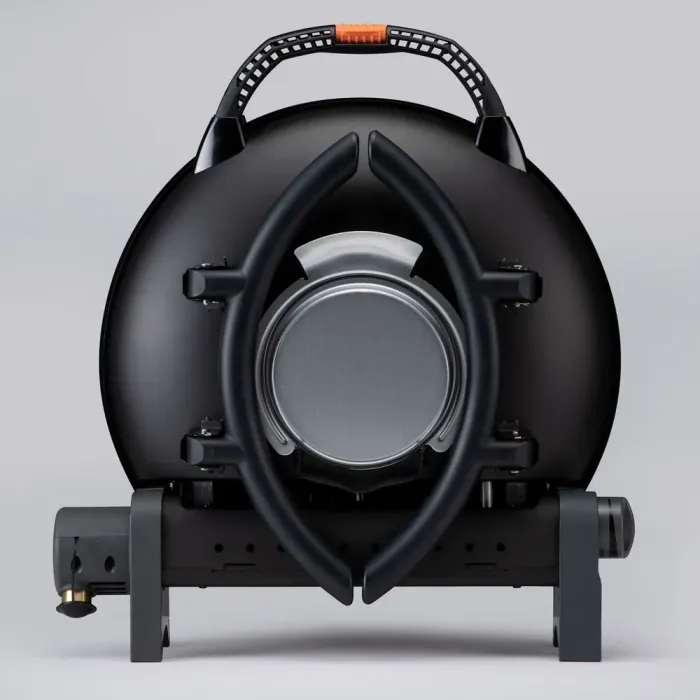 Портативний переносний газовий гриль O-GRILL 600T, чорний + шланг в подарунок! - зображення 2
