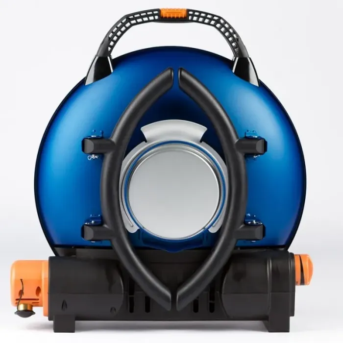 Портативний переносний газовий гриль O-GRILL 600T, синій + шланг в подарунок! - зображення 2