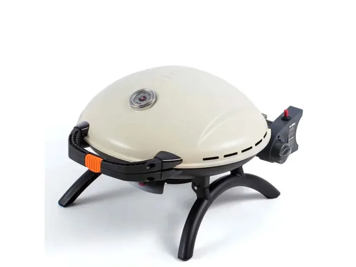 Портативний переносний газовий гриль O-GRILL 900, кремовий - изображение 2