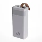 Повербанк 30000 mAh зі швидким заряджанням і ліхтариком 22.5 Вт powerbank заряджання для телефона ґаджетів Білий HP-N50 (HP-N50)