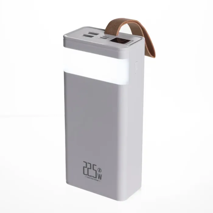 Повербанк 30000 mAh зі швидким заряджанням і ліхтариком 22.5 Вт powerbank заряджання для телефона ґаджетів Білий HP-N50 (HP-N50) - зображення 2