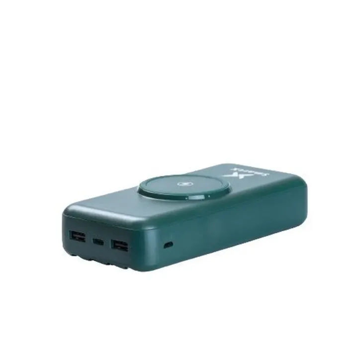 Повербанк 30000mah магнітна зарядка magsafe Power Bank з кабелями Lightning, USB-C, Micro USB, USB (X103G) - зображення 4