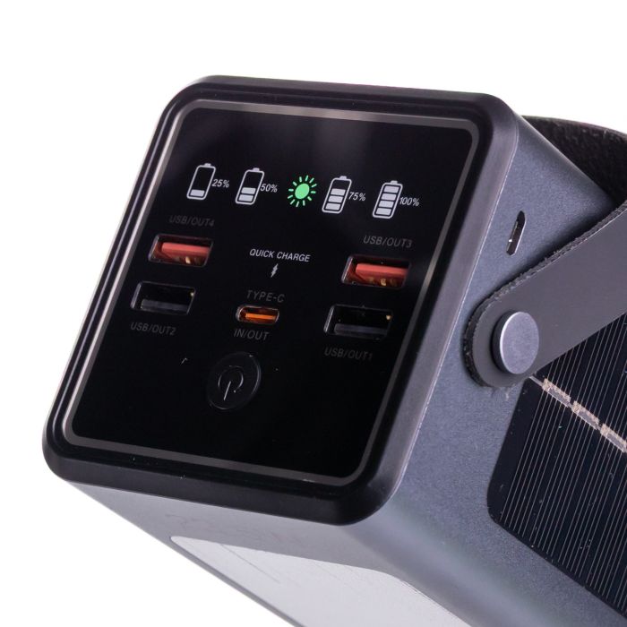 Повербанк зі швидким заряджанням і сонячною батареєю 50000 mAh портативний зарядний пристрій powerbank заряджання для телефона HP-N40 (HP-N40) - изображение 8