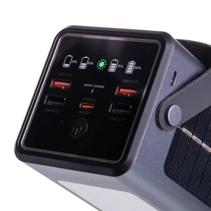 Повербанк зі швидким заряджанням і сонячною батареєю 50000 mAh портативний зарядний пристрій powerbank заряджання для телефона HP-N40 (HP-N40) - изображение 8